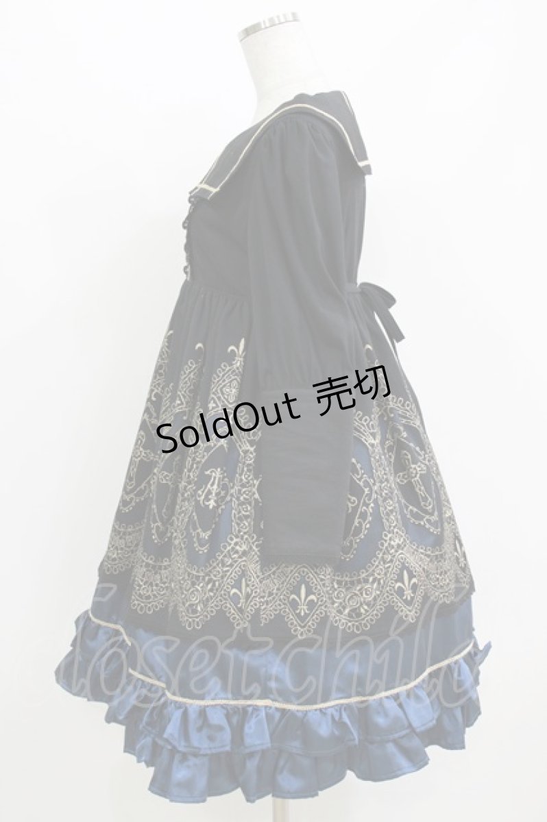 画像2: ALICE and the PIRATES / A/Pオパール聖歌隊ワンピース Free ブラック/ブルー H-26-04-28-001-PA-OP-NS-ZH (2)