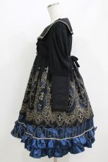 画像2: ALICE and the PIRATES / A/Pオパール聖歌隊ワンピース Free ブラック/ブルー H-26-04-28-001-PA-OP-NS-ZH (2)