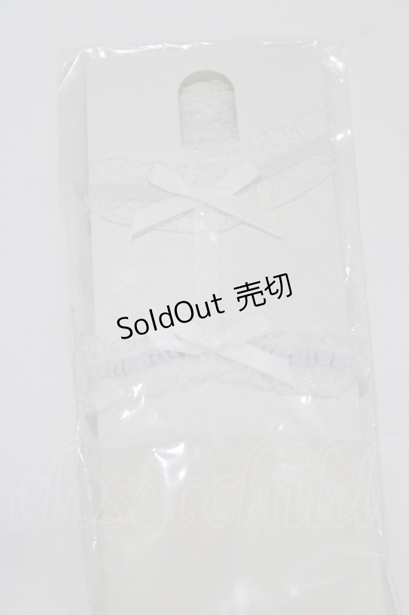 画像2: LOLITAその他 / イモちゃん/OVKガーターリボン  オフ H-26-04-28-063-LO-ZA-NS-ZH (2)