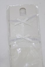 画像2: LOLITAその他 / イモちゃん/OVKガーターリボン  オフ H-26-04-28-063-LO-ZA-NS-ZH (2)