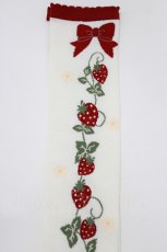 画像2: axes femme kawaii / いちご柄オーバーニー Free オフ H-26-04-28-064-AX-ZA-NS-ZH (2)