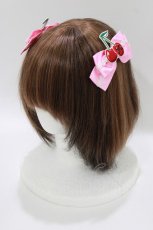 画像1: metamorphose / チェリーワッペンヘアコーム（2個Set）  ピンク H-26-04-28-075-ME-AC-NS-ZH (1)