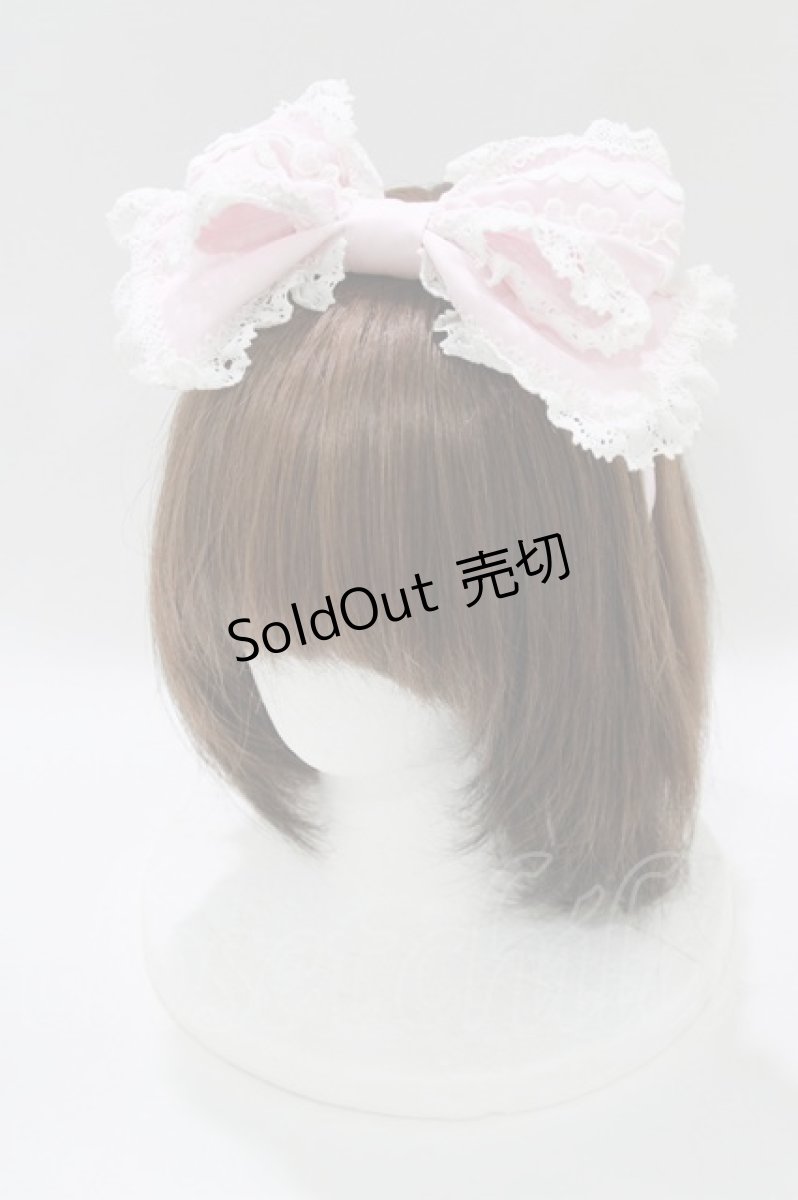 画像1: BABY,THE STARS SHINE BRIGHT / トランプレースカチューシャ  ピンク H-26-04-28-076-BA-AC-NS-ZH (1)