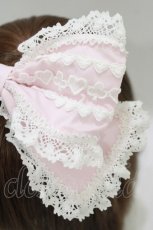 画像2: BABY,THE STARS SHINE BRIGHT / トランプレースカチューシャ  ピンク H-26-04-28-076-BA-AC-NS-ZH (2)