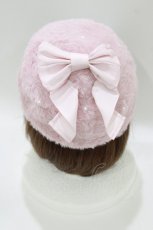 画像2: Alice Mashiro / パールリボンベレー  ピンク H-26-04-28-078-PU-AC-NS-ZH (2)