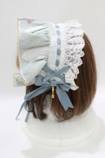 画像2: Lunar Gramo（海外ロリータブランド） / 不思議の国のアリスヘッドドレス L サックス H-26-04-28-080-PU-AC-NS-ZH (2)