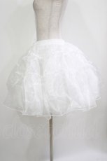 画像2: axes femme kawaii / オーガンジーパニエ M 白 H-26-04-28-081-AX-SK-NS-ZH (2)