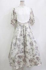 画像1: m petit by misako / AM*トワルドジュイワンピース L オフ H-26-04-28-012-LO-OP-NS-ZH (1)