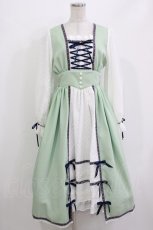 画像1: ALICE and the PIRATES / Florentinaロングワンピース Free 若草 H-26-04-28-016-PA-OP-NS-ZH (1)