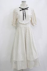 画像1: m petit by misako / ナシジミズタマキリカエワンピース L アイボリー H-26-04-28-019-LO-OP-NS-ZH (1)