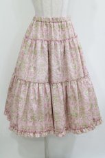 画像1: m petit by misako / NINA'S/RVパニエスカート M ピンク/アイボリー リバーシブル H-26-04-28-020-LO-SK-NS-ZH (1)