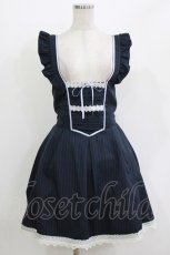 画像1: Secret Honey / ストライプジャンパースカート Free ネイビー H-26-04-28-023-CA-OP-NS-ZH (1)