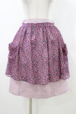 画像1: MILK / ベリーズエプロンスカート  ネイビーローズ H-26-04-29-032-ML-SK-KB-ZH (1)