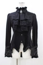 画像1: Rozen Kavalier / ジャボ付きブラウス  黒 H-26-04-29-035-OO-BL-AK-ZH (1)