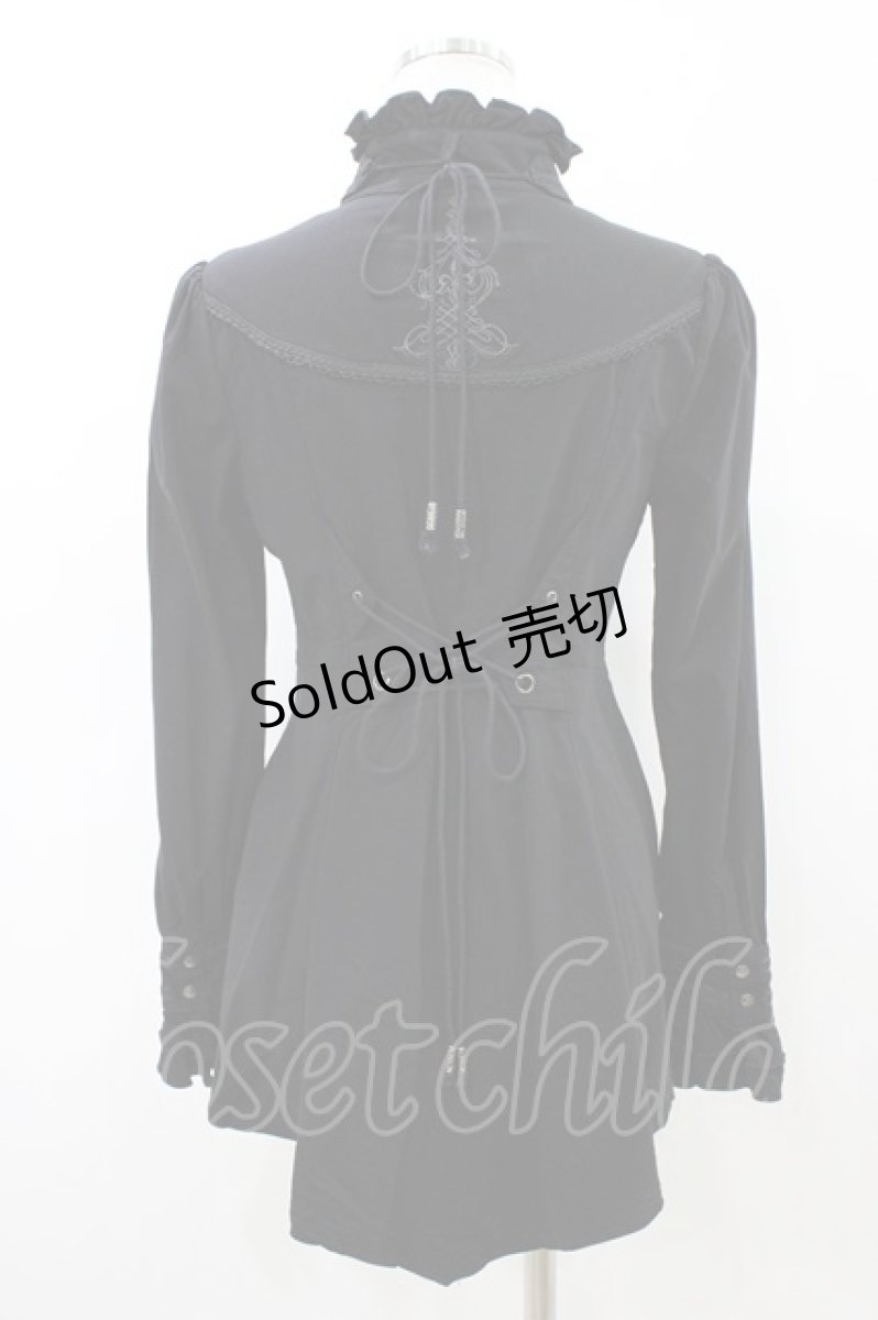 画像2: Rozen Kavalier / ジャボ付きブラウス  黒 H-26-04-29-035-OO-BL-AK-ZH (2)