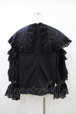 画像2: Candy Stripper / IN A DREAM LACYブラウス  ブラック H-26-04-29-038-PU-BL-KB-ZH (2)