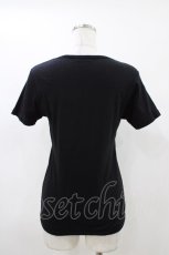画像2: abilletage / abilletage×okappalover Tシャツ  黒/corset H-26-04-29-039-GO-TO-AK-ZH (2)