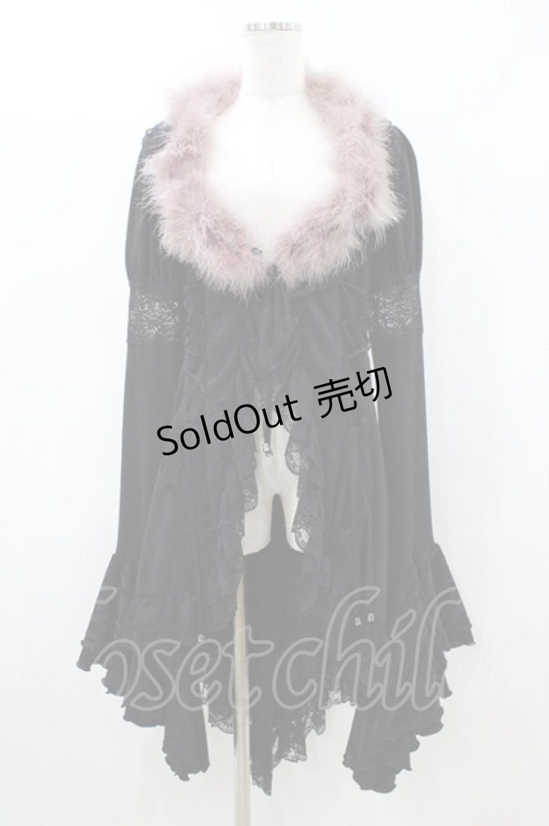 画像1: Qutie Frash / 蜘蛛メッシュカーディガン  黒 H-26-04-29-041-QU-TO-AK-ZH (1)