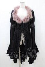 画像1: Qutie Frash / 蜘蛛メッシュカーディガン  黒 H-26-04-29-041-QU-TO-AK-ZH (1)