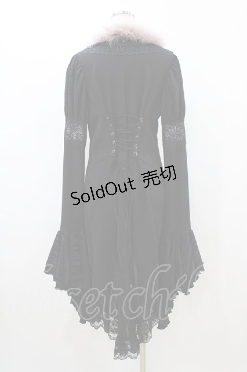 画像2: Qutie Frash / 蜘蛛メッシュカーディガン  黒 H-26-04-29-041-QU-TO-AK-ZH (2)