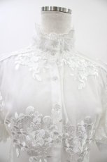 画像3: Triple fortune / 刺繍ブラウス(半袖) L 白 H-26-04-29-042-EL-BL-AK-ZH (3)