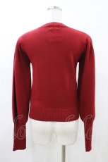 画像2: merry jenny / bear shaggy knit tops  レッド H-26-04-29-045-LO-TO-KB-ZH (2)