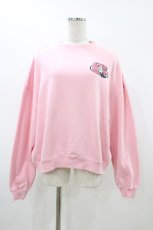 画像1: Candy Stripper / GREED DEEJAY SWEAT  ピンク H-26-04-29-046-PU-TO-KB-ZH (1)