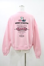 画像2: Candy Stripper / GREED DEEJAY SWEAT  ピンク H-26-04-29-046-PU-TO-KB-ZH (2)
