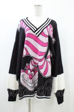 画像1: TRAVAS TOKYO / チェシャ猫ニットプルオーバー  黒 H-26-04-29-048-PU-TO-AK-ZH (1)