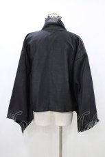 画像2: Spider Lily / プリーツフリル浴衣ブラウス  黒 H-26-04-29-050-GO-BL-AK-ZH (2)