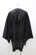 画像2: Deorart / フード付き着物袖カーディガン L 黒 H-26-04-29-051-PU-TO-AK-ZH (2)