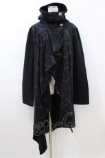 画像1: SEX POT ReVeNGe / ハイネックプリントロングアウター L 黒 H-26-04-29-052-SP-JA-AK-ZH (1)