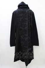 画像2: SEX POT ReVeNGe / ハイネックプリントロングアウター L 黒 H-26-04-29-052-SP-JA-AK-ZH (2)