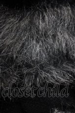 画像4: Deorart / フード付きZIPポンチョ F 黒 H-26-04-29-053-PU-CO-AK-ZH (4)