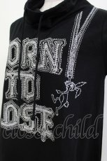 画像3: ALGONQUINS / ギャザーハイネックカットソー  ブラック H-26-04-29-1028-AL-TO-KB-ZH (3)