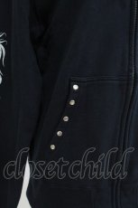 画像4: Sixh / プリントZIPパーカー  ブラック H-26-04-29-1029-HN-TO-KB-ZH (4)