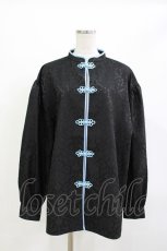 画像1: jouetie / チャイナルーズシャツ  ブラック H-26-04-29-1032-EL-BL-KB-ZH (1)