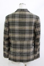 画像3: Jane Marple Dans Le Salon / ウールチェックジャケット  ブラウン H-26-04-29-1034-JM-JA-KB-ZH (3)