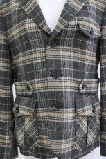 画像5: Jane Marple Dans Le Salon / ウールチェックジャケット  ブラウン H-26-04-29-1034-JM-JA-KB-ZH (5)