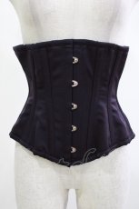 画像1: abilletage / ベーシックサテンショートコルセット サイズ3 紫 H-26-04-29-1036-GO-ZA-AK-ZH (1)