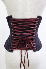 画像3: abilletage / ベーシックサテンショートコルセット サイズ3 紫 H-26-04-29-1036-GO-ZA-AK-ZH (3)