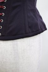 画像4: abilletage / ベーシックサテンショートコルセット サイズ3 紫 H-26-04-29-1036-GO-ZA-AK-ZH (4)
