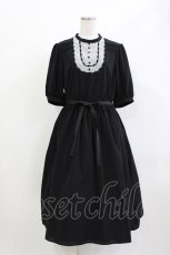 画像1: Melody BasKet / ラウンドヨークワンピース L ブラック H-26-04-29-1008-LO-OP-KB-ZH (1)