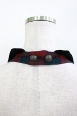 画像6: EXCENTRIQUE / Britshチェック・ジャンパースカート S/M レッド×グリーン H-26-04-29-1010-EL-OP-AK-ZH (6)