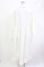 画像2: merry jenny / bearポケットシャツワンピース  白 H-26-04-29-1014-LO-OP-KB-ZH (2)