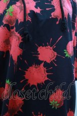 画像3: Drug Honey / ストロベリーブラッド半袖パーカー  ブラック H-26-04-29-1017-PU-TO-KB-ZH (3)