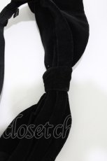 画像4: Jane Marple / 別珍リボンヘアバンド  ブラック H-26-04-29-1002-JM-AC-KB-ZH (4)