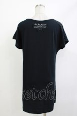 画像2: SEX POT ReVeNGe / プリントスタッズカットソー  ブラック H-26-04-29-1021-SP-TO-KB-ZH (2)