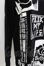 画像3: SEX POT ReVeNGe / プリントロングカットソー M ブラック H-26-04-29-1023-SP-TO-KB-ZH (3)