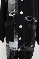 画像3: SEX POT ReVeNGe / プリントロングカーディガン  ブラック H-26-04-29-1024-SP-TO-KB-ZH (3)